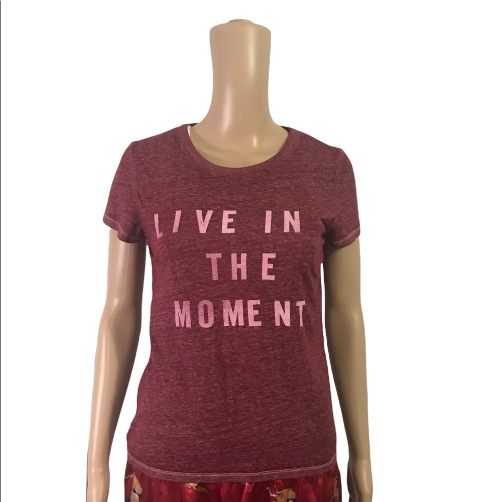 Red m tshirt